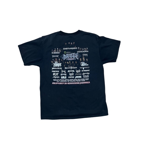 Jerzees 2016 Welcome to Rockville Festival Shirt Mens Large Black Graphic Tee - Picture 8 of 8